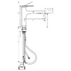 Hansgrohe ZESIS M33 змішувач для кухні 160, 2jet, з висувним виливом, Sbox lite - 74804000