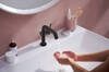 Hansgrohe TECTURIS S змішувач для умивальника 110, одноважільний, CoolStart, push-open, колір чорний матовий - 73320670