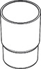 Hansgrohe LOGIS стакан із комплекту 41718000 - 93939000