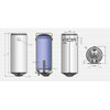 Водонагрівач Eldom Style DRY 100  2x1.0 kW 72270WD