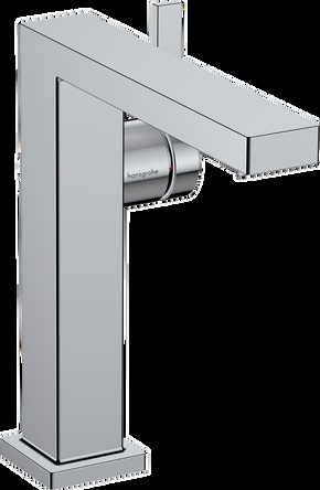 Hansgrohe TECTURIS E змішувач для умивальника 150, одноважільний, CoolStart, push-open, колір хром - 73040000