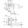 Grohe BAUCLASSIC смеситель для умывальника, однорычажный, встраиваемый механизм в комплекте - 2029200С