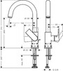 Hansgrohe VERNIS SHAPE змішувач для умивальника, колір хром - 71564000