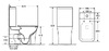 Imprese KARLOV унитаз напольный с бачком (62*36,5*82см, rimless, сиденье duroplast) - c06207603