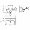 Cersanit Раковина CERSANIA NEW 60см, з/о, меблів - K11-0046/K11-0167