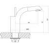 Cersanit Змішувач LUVIO раковина гідрозатвір CLICK-CLACK хром - S951-142