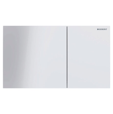 Geberit Кнопка змиву SIGMA 70, подвійний змив, скло біле - 115.622.SI.1