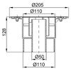 Styron Корпус трапа, вертикальний випуск, DN 50/110 - STY-600-110-50