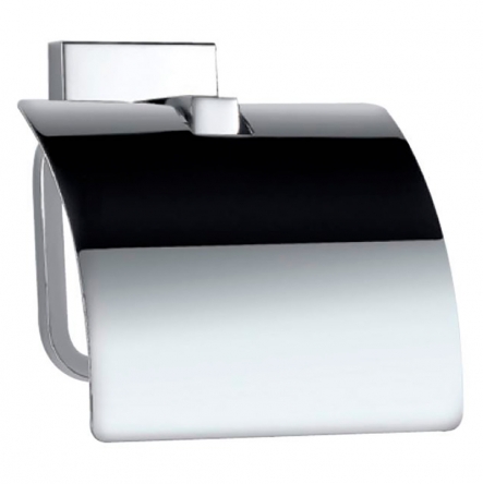 Jaquar Тримач д/туалетного паперу KUBIX PRIME, з кришкою, хром - AKP-CHR-35753PS