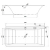 Cersanit Ванна акрилова LARGA 190х90 - S301-307