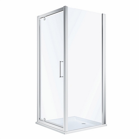 Geberit Двері GEO 90, сріблястий/скло прозоре - 560.125.00.2