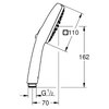 Grohe Лійка TEMPESTA CUBE 110 (2 пол.), хром - "2757130E"