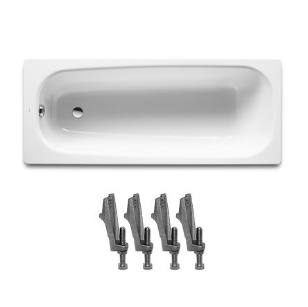 Roca Комплект: CONTINENTAL ванна 150*70см + ніжки - A21291300R+A150412330