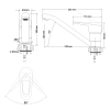 RJ NARCIZ змішувач для кухні хром 40мм - RBZ100-6
