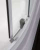 Eger TISZA (AMUR) душова кабіна 90*90*185см (скло + двері), профіль білий, скло Frizеk - 599-021-A/1