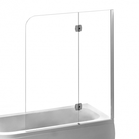 Eger Шторка на ванну 120*150 см, права, профіль хром - 599-120CH/R