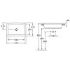 Villeroy&Boch ARCHITECTURA умивальник для встановлення на стільницю 61,5*41,5см, прямокутний (41676001)