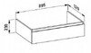 Laufen CASE шафа 895*520*230/450 мм, з компактним сифоном, біла - H4052310754631