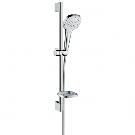 Hansgrohe CROMA Select E Vario душовий набір 0,65м, з мильницею Casetta, білий/хром - 26586400