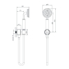Imprese HYDRANT набір душовий - ручний душ 1 режим, шланг, тримач - ZMK031806100