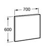 Roca VICTORIA BASIC дзеркало 70см - A812327406