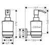 Hansgrohe LOGIS диспенсер для рідкого мила, хром - 41714000