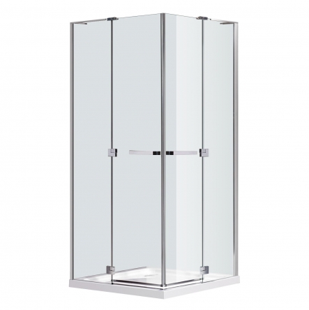 Eger RUBIK душова кабіна 90*90*190см квадратна (скла + двері), двері, скло прозоре 8мм - 599-333/1(2 коробки)