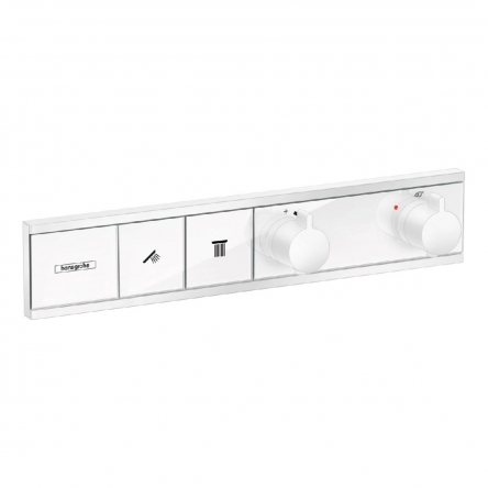 Hansgrohe RAINSELECT термостат для 2х споживачів, прихованого монтажу, колір покриття білий матовий - 15380700