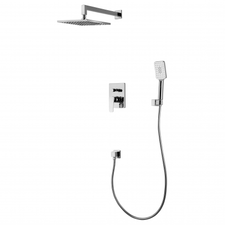 Imprese VALTICE комплект для ванни/душа (змішувач з перемиканням, верхн.душ, ручний душ, шланг, шланг. під'єдн.) - VR-50320