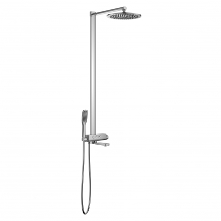 Imprese SMART CLICK система душова (термостат для ванни, верхній душ 300 мм коло латунь, ручний душ 60 мм 1 режим, шланг 150 см), хром - ZMK101901091