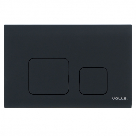 VOLLE CUADRA EVO клавиша смыва, черный soft-touch, пластик - 222113