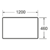 Roca VICTORIA BASIC MODULAR стільниця 119см, колір дуб - A857508155