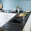 Hansgrohe S510-F635 мийка для кухні, вбудована 180/450, колір чорний графіт - 43315170
