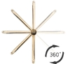 смеситель для умывальника Rea Lugano gold brushed, высокий (REA-B4420)