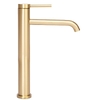 смеситель для умывальника Rea Clif gold brushed высокий (REA-B5329)