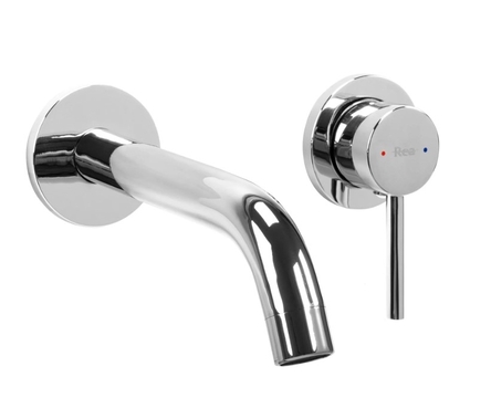 смеситель для умывальника скрытого монтажа Rea Owen chrome + box (REA-B5331)