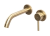 смеситель для умывальника скрытого монтажа Rea Owen gold brushed + box (REA-B5334)