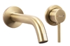 смеситель для умывальника скрытого монтажа Rea Owen gold brushed + box (REA-B5334)