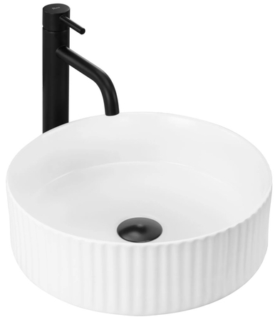 умывальник Rea Delia 36x36 white (REA-U0601)