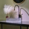 умывальник Rea Cristal 39x39 transparent (REA-U8881)