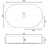 умывальник Rea Layla 53x30 белый (REA-U9108)