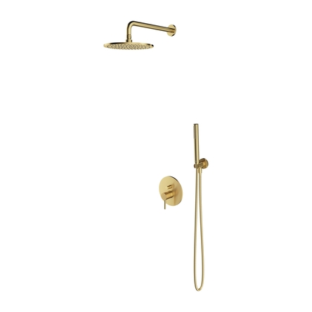 душевая система скрытого монтажа Omnires Y brushed brass (SYSY35BSB)