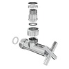 Кран кутовий Laris 1/2 - 3/4 Еліт 2шт. (ZZ-4704) - 71401042
