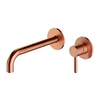смеситель для умывальника скрытого монтажа Omnires Y brushed copper (Y1215HLCPB)